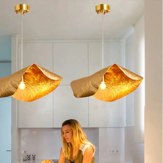 MONTOPES Bronze Geometric Edge Modern Ceiling Light – view 6