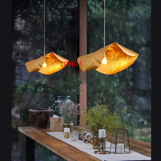 MONTOPES Bronze Geometric Edge Modern Ceiling Light – view 7