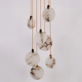 JONAT Cascade Alabaster White Ceiling Light – view 10