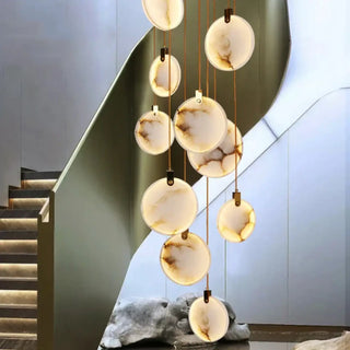 JONAT Cascade Alabaster White Ceiling Light – view 2