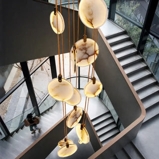 JONAT Cascade Alabaster White Ceiling Light – view 3