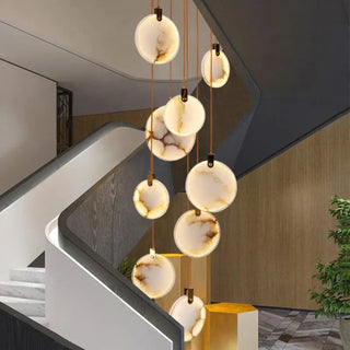JONAT Cascade Alabaster White Ceiling Light – view 4