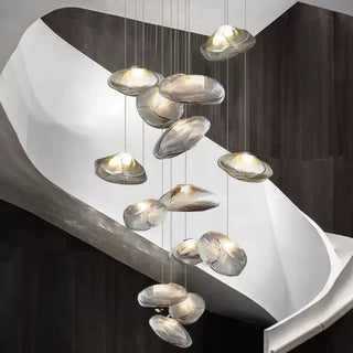 CASCO Modern Organic Glass Cascade Ceiling Light – view 4