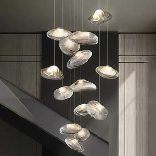 CASCO Modern Organic Glass Cascade Ceiling Light – view 5