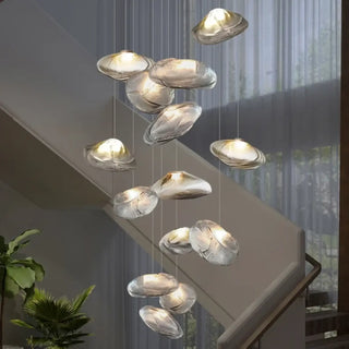 CASCO Modern Organic Glass Cascade Ceiling Light – view 2
