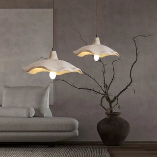 LUMAH White Ceramic Wavy Shape Ceiling Light – view 1