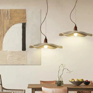 LUMAH White Ceramic Wavy Shape Ceiling Light – view 2