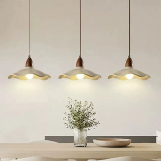 LUMAH White Ceramic Wavy Shape Ceiling Light – view 3