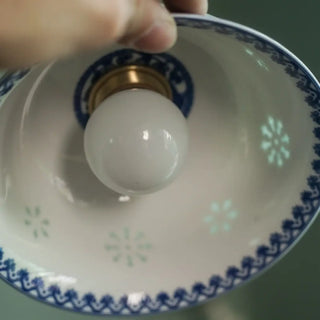 POLOUIS Ceramic Elegant Design Ceiling Light – view 4