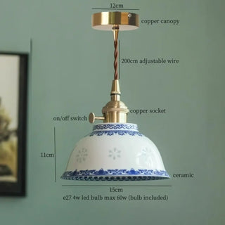 POLOUIS Ceramic Elegant Design Ceiling Light – view 5