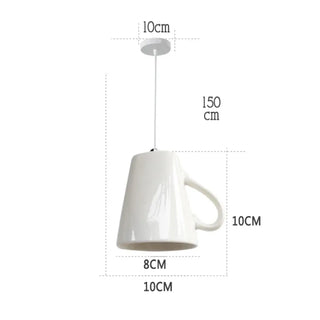 CERAMICA Chic Ceramic Pendant Ceiling Light – view 3