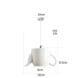 CERAMICA Chic Ceramic Pendant Ceiling Light – view 7