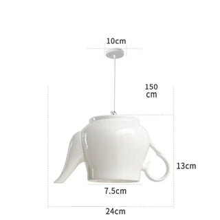 CERAMICA Chic Ceramic Pendant Ceiling Light – view 9