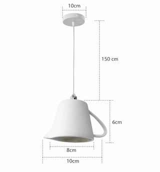 CERAMICA Chic Ceramic Pendant Ceiling Light – view 14