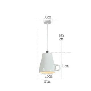 CERAMICA Chic Ceramic Pendant Ceiling Light – view 10