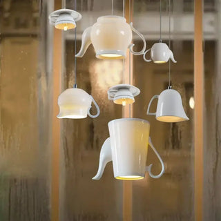 CERAMICA Chic Ceramic Pendant Ceiling Light – view 1
