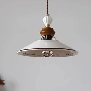 ANCINA Ceramic Old Style Vintage Ceiling Light – view 3