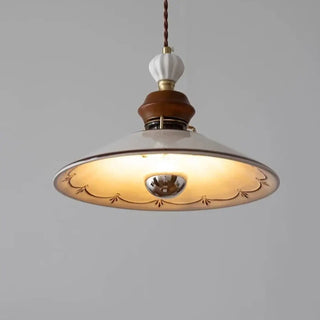ANCINA Ceramic Old Style Vintage Ceiling Light – view 1