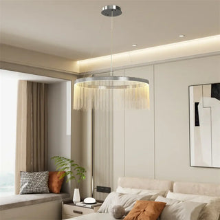 CHAINI Circular Sparkling Chain Ceiling Light – view 3
