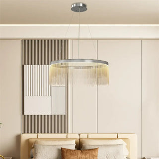 CHAINI Circular Sparkling Chain Ceiling Light – view 1