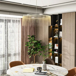 CHAINI Circular Sparkling Chain Ceiling Light – view 4