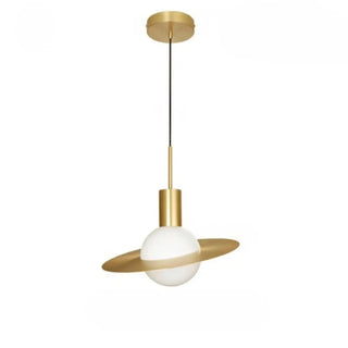 Gold pendant ceiling lamp, modern elegant hanging light for living room