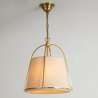 MODELU Chic Fabric Gilded Finish Ceiling Light – view 4