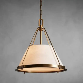 BELVINT Chic Fabric and Metal Vintage Charm Ceiling Light – view 2