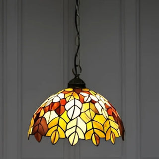 Modern vibrant colored pendant lamp, decorative hanging ceiling light