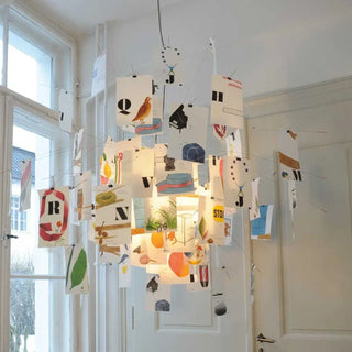 NOTES Leaf Composition Inspiring Design Ceiling Light – view 2