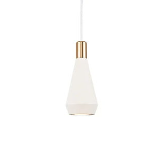 LUCA Conical White and Black Ceiling Light – view 2