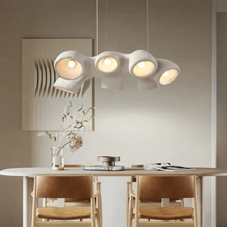 CHANFI Contemporary Travertine Effect Free-Form Ceiling Light – view 4
