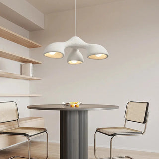 CHANFI Contemporary Travertine Effect Free-Form Ceiling Light – view 1