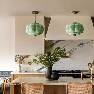 CICITROU Contemporary Opal Glass Shade Ceiling Light – view 5