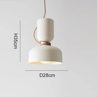 DANILEA Contemporary White Scandinavian Ceiling Light – view 7
