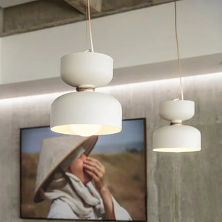 DANILEA Contemporary White Scandinavian Ceiling Light – view 6