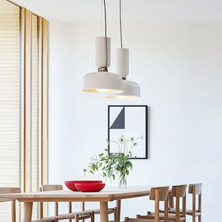 DANILEA Contemporary White Scandinavian Ceiling Light – view 3