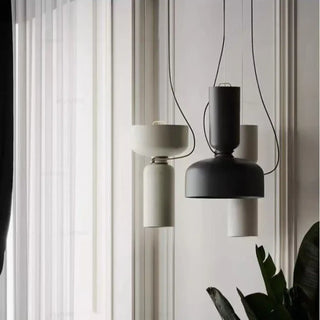 DANILEA Contemporary White Scandinavian Ceiling Light – view 5