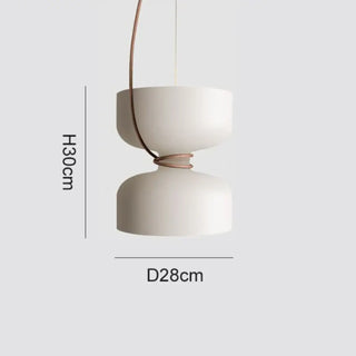DANILEA Contemporary White Scandinavian Ceiling Light – view 13