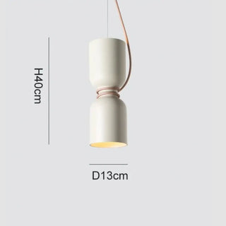 DANILEA Contemporary White Scandinavian Ceiling Light – view 17