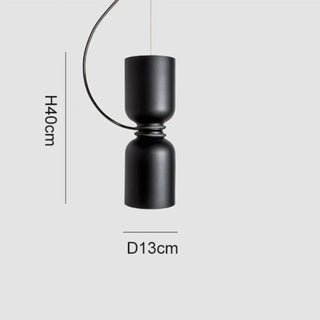 DANILEA Contemporary White Scandinavian Ceiling Light – view 10