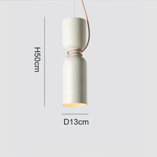 DANILEA Contemporary White Scandinavian Ceiling Light – view 9