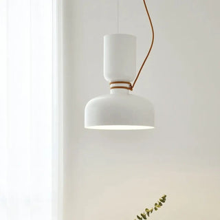 DANILEA Contemporary White Scandinavian Ceiling Light – view 2