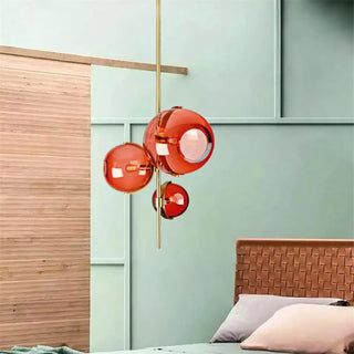 BIVORE Contemporary Colored Glass Ball Clusters Ceiling Light – view 1