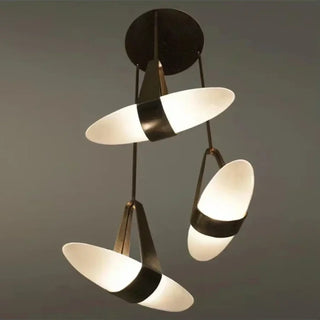 GLASSY Contemporary Black Glass Ceiling Light – view 5