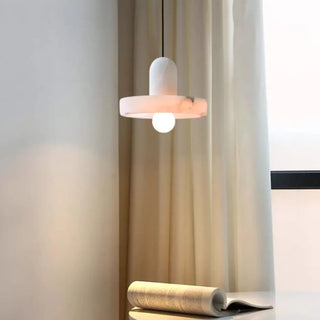 ABIL Contemporary Marbled Stone Design Ceiling Light – view 4