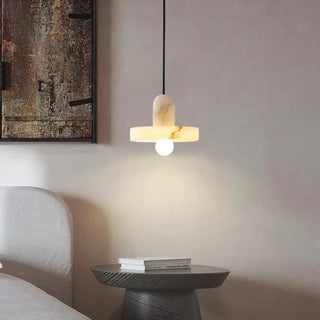ABIL Contemporary Marbled Stone Design Ceiling Light – view 1