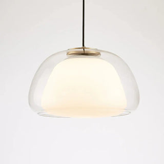 NORIGL Contemporary Transparent Glass Ceiling Light – view 3