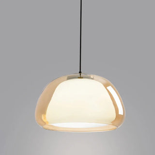 NORIGL Contemporary Transparent Glass Ceiling Light – view 2