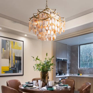 PURTYS Shell Natural Gilded Ceiling Light – view 3